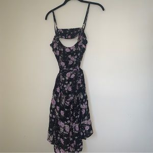 Don’t ask why floral cut out  Cottage Core feminine dress size medium